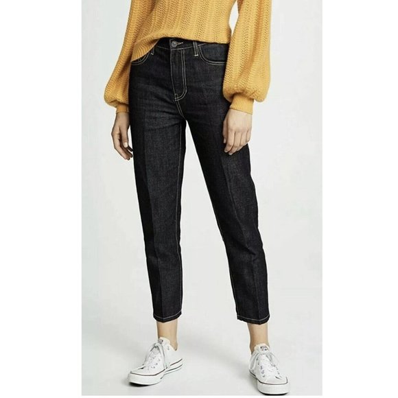 Current/Elliott The Vintage Cropped High Rise Slim Leg Jeans / Size 27 / Denuded - Picture 1 of 9